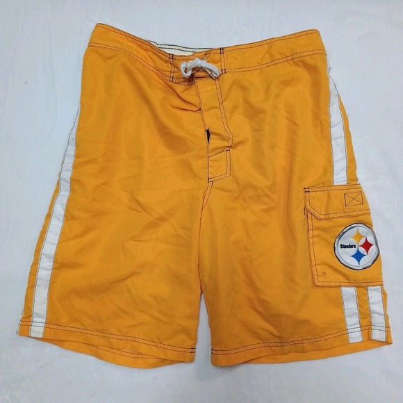 Pittsburgh Steelers Yellow Swim Shirts Trunks Size XL - Picture 1 of 7